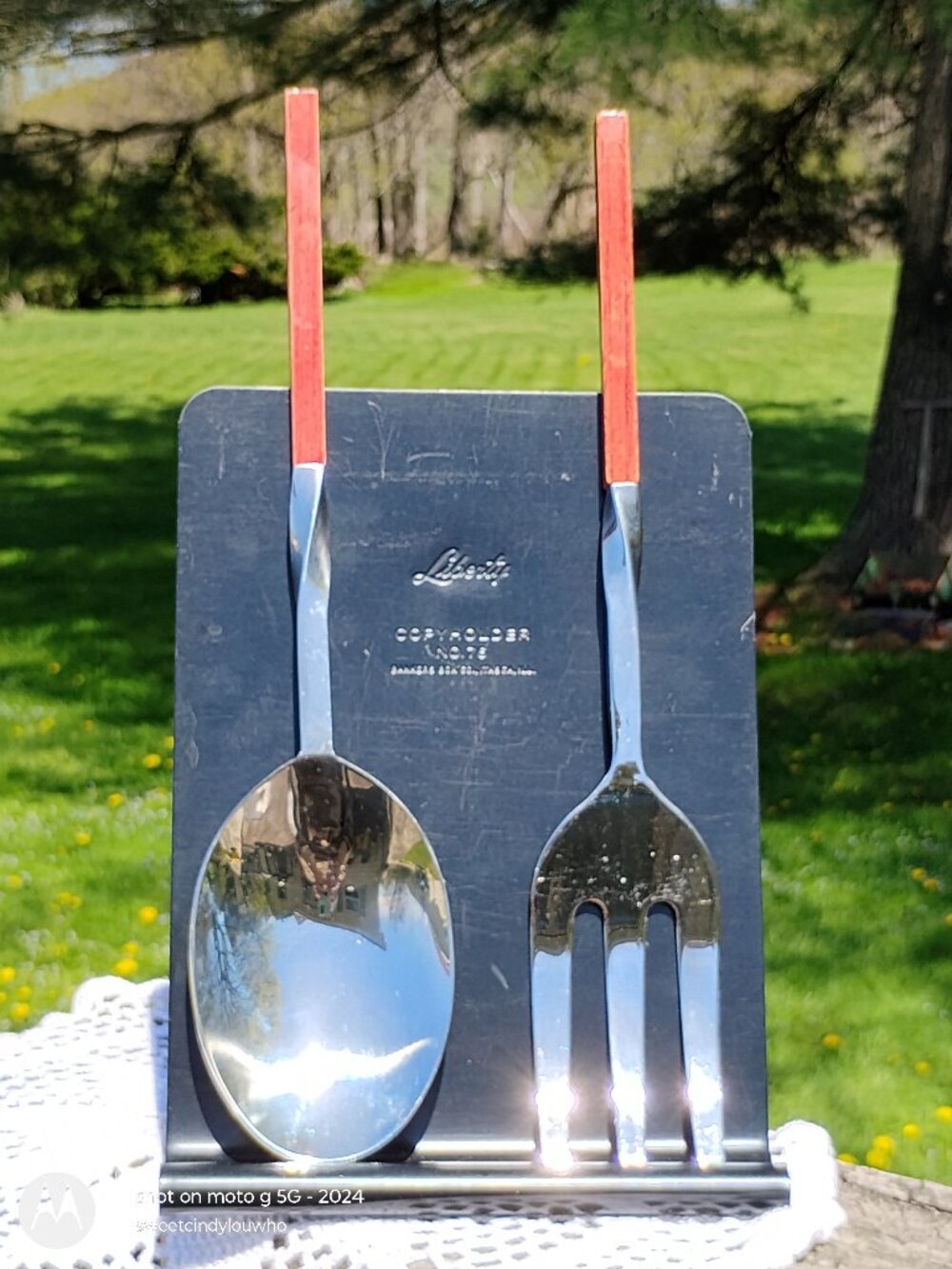 Villeroy and Boch set of 2 salad serving utensils New Wave design modern design